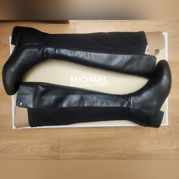 Michael Kors Black Over the Knee Boots - Picture 1 of 7